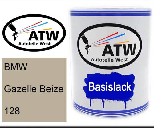 BMW, Gazelle Beize, 128: 1L Lackdose, von ATW Autoteile West.